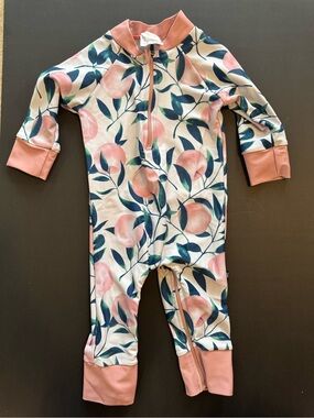 Kids Honeysuckle Swim Full Coverage Sunsuit - Pink